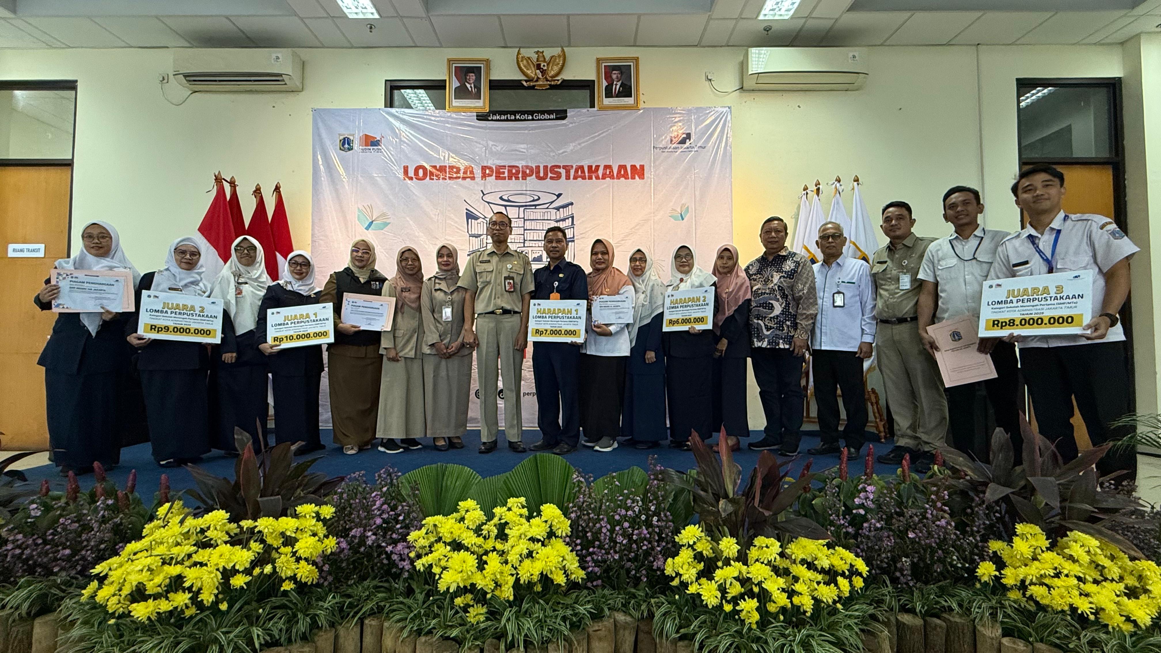 Apresiasi Lomba Perpustakaan SD/MI Dan SMP/MTs Tingkat Kota Administrasi Jakarta Timur Tahun 2025